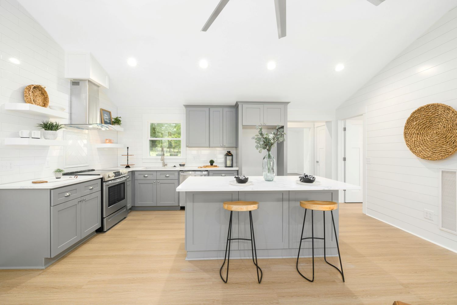 Grey Kitchen Cabinet