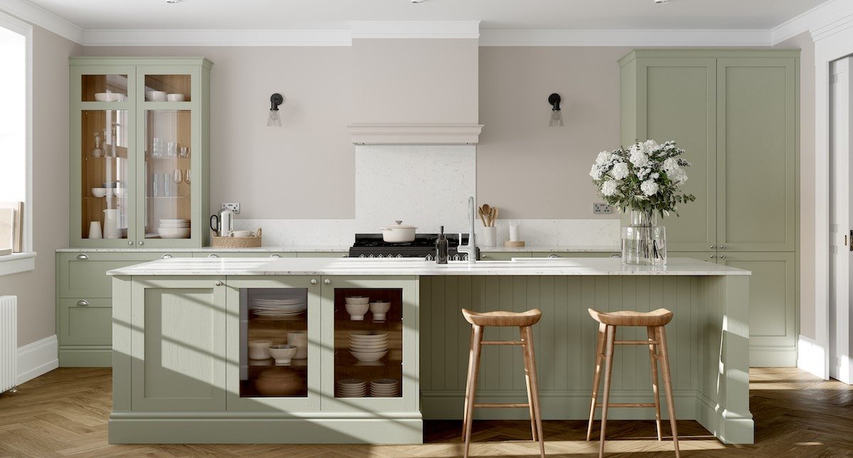 Sage Green Cabinets